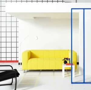 Диван KLIPPAN IKEA яскраво-жовтий