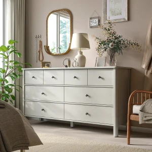 Комод 8ш STOREMOLLA IKEA 171х91 світло-сіро-бежевий