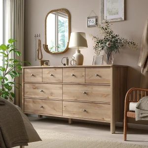 Комод 8ш STOREMOLLA IKEA 171х91 сіро-коричневий