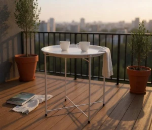 Стіл кавовий Chomik білий