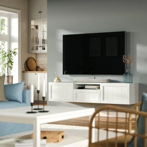 Тумба під телевізор BESTÅ IKEA білий/білий піпмакаре