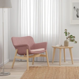 Крісло VEDBO IKEA світло-рожевий