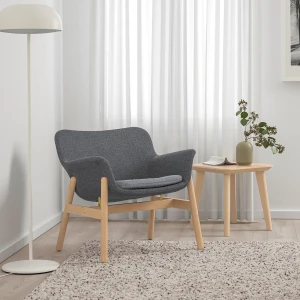 Крісло VEDBO IKEA темно-сірий