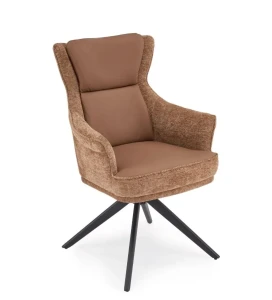Крісло поворотне K611 HALMAR коричневий