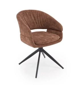 Крісло поворотне K602 HALMAR коричневий