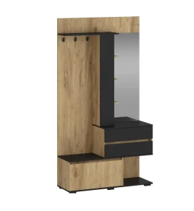 Передпокій BAFRA HALMAR дуб золотий/чорний