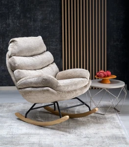 Крісло-гойдалка GIORGIO HALMAR бежевий