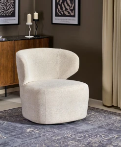 Крісло поворотне GLEN HALMAR бежевий