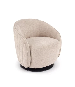 Крісло поворотне BASILIO HALMAR капучино