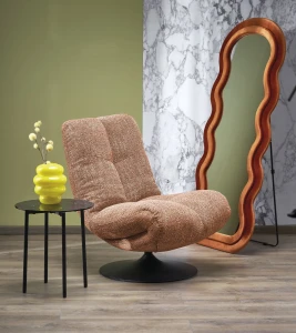 Крісло поворотне MANGO HALMAR кориця