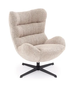 Крісло поворотне JACKIE HALMAR темний беж