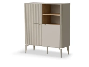 Комод BELUCI KM-2 HALMAR кашемір/дуб кремона