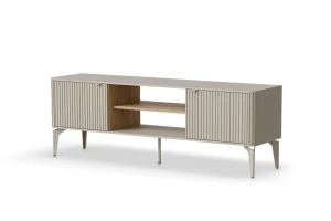 Тумба BELUCI RTV-1 HALMAR кашемір/дуб кремона