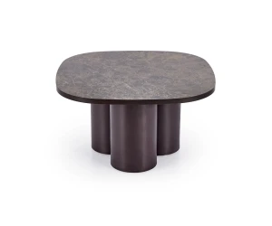 Стіл журнальний CORDINA HALMAR коричневий мармур/коричневий