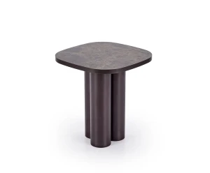 Стіл журнальний CORDINA S HALMAR коричневий мармур/коричневий