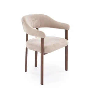 Крісло K616 HALMAR бежевий/горіх