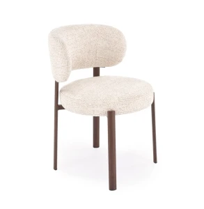 Стілець K605 HALMAR бежевий/горіх
