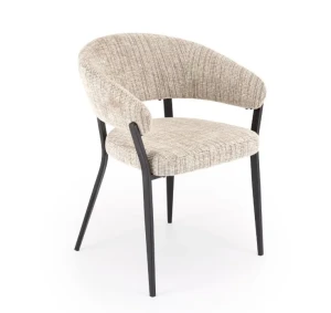 Крісло K609 HALMAR бежевий/чорний