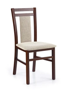 Стілець HUBERT 8 ​​HALMAR темний горіх/Lars 07