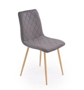 Стілець K525 WD Halmar сірий/натуральний