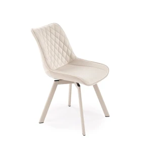 Стілець поворотний K520 CS Halmar світло-бежевий/кашемір