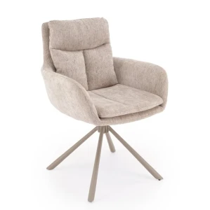 Крісло поворотне K495 CS Halmar бежевий/кашемір