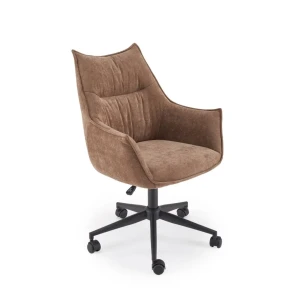 Крісло офісне поворотне CLIO HALMAR коричневий