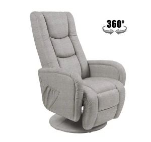 Розкладне крісло з функцією масажу PULSAR 2 HALMAR сірий