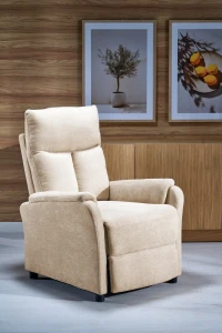 Крісло-реклайнер ZAHIR HALMAR бежевий