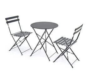 Комплект садових меблів LIVORNO HALMAR чорний