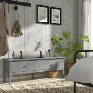 Лавка з шухлядами GULLABERG IKEA сірий