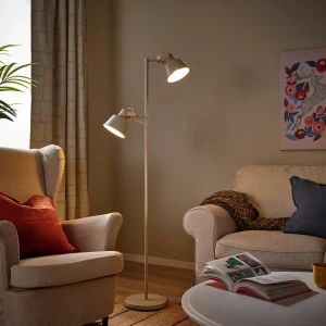 Світильник підлоговий SJÖMAKT IKEA бежевий/ясен