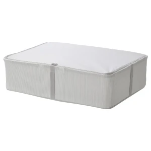Контейнер для одягу HEMMAFIXARE IKEA 34x51x19 см біло-сіра смужка