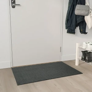 Килимок придверний ÖSTERILD IKEA 40х60 см темно-сірий