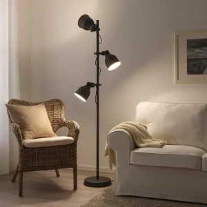 Підлогова лампа з прожекторами HEKTAR IKEA темно-сірий