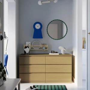 Комод STORKLINTA IKEA 140х50х75 см імітація дуба