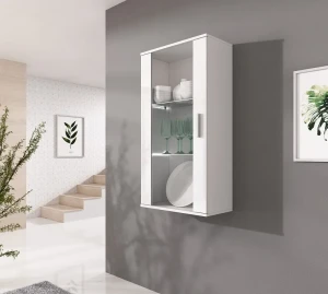 Вітрина навісна SOHO S2 CAMA білий мат/білий глянець