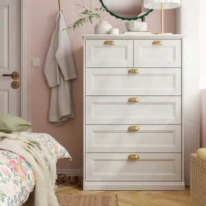 Комод FÅGELFJÄLLET IKEA 82×51×123 кремовий