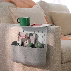 Підставка для підлокітника KRAMPHULT / SKÅDIS IKEA з кошиком білий