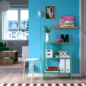 Стелаж BAGGEBO IKEA темно-зелений