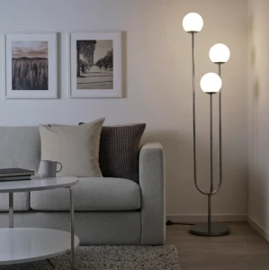 Підлогова лампа SIMRISHAMN IKEA хром