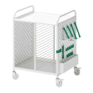 Стелаж на колесах BRÄNNBOLL IKEA білий
