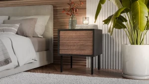 Тумба приліжкова комплект 2 шт CORTINA CAMA горіх